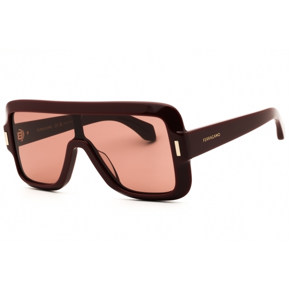 Salvatore Ferragamo SF2061SE Sunglasses 606 Pink acetate Shield